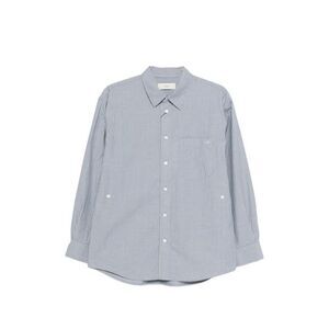 DUNST Striped Long Sleeve Button-Down Shirt Women CLEAR BLUE Shirts